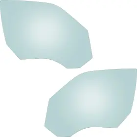 17796626 Evan-fischer Door Glasses Set Of 2 Front Driver And Passenger Side Left Right For 300 Pair 17796626 Evan-fischer Door Glasses Set Of 2 Front Driver And Passenger Side Left Right For 300 Pair