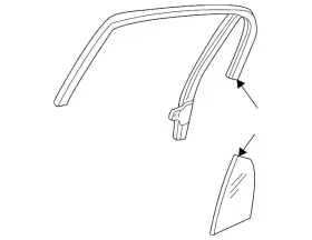 4w1z-5425766-da Ford Genuine Fixed Glass 4w1z-5425766-da Ford Genuine Fixed Glass