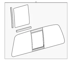 Bc3z-25422b30-b Ford Genuine 2011-2016 - Back Glass Bc3z-25422b30-b Ford Genuine 2011-2016 - Back Glass