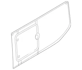 Ck4z-6129700-b Ford Genuine Rear Glass