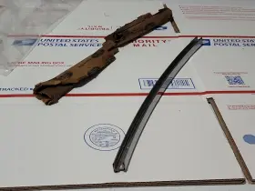 D20z-6529952-a Ford Nos 1972 Torino Quarter Window Glass Bracket