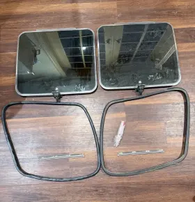 Db05349gt Ford 1975-1991 E150 E250 Rear Back Glass Window Pop Out Mirrored
