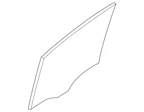 Dt1z-6121411-b Ford Genuine Door Glass