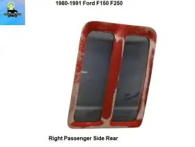 E3tb1329700aa Ford 80-91 F150 F250 Rear Right Extended Cab Split Glass Window