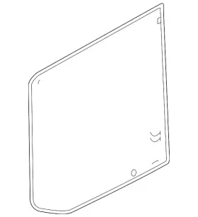 Ek4z-6142006-e Ford Genuine Rear Glass