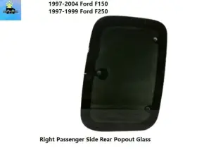 F65z1829700af Ford 99 To 04 F150 Rear Right Ext Super Cab Popout Glass Window F65z1829700af Ford 99 To 04 F150 Rear Right Ext Super Cab Popout Glass Window