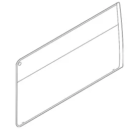 Hk4z-6129710-c Ford Genuine Door Glass Hk4z-6129710-c Ford Genuine Door Glass