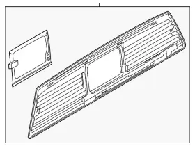 Kb3z-2142006-c Ford Genuine Back Glass Kb3z-2142006-c Ford Genuine Back Glass
