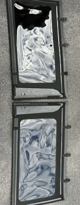 M2dbs501c23dlw Ford Bronco 4 Door Soft Top Quarter Window Rear Right And Left Side Black Oem M2dbs501c23dlw Ford Bronco 4 Door Soft Top Quarter Window Rear Right And Left Side Black Oem
