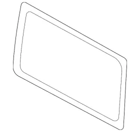 M2dz-7829700-a Ford Genuine Quarter Glass