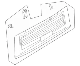 M2dz-7842006-e Ford Genuine Back Glass M2dz-7842006-e Ford Genuine Back Glass