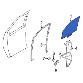 Xc2z1525722aa Ford Oe For E-350 Super Duty 1999-2014 Center Rear Door Glass Xc2z1525722aa Ford Oe For E-350 Super Duty 1999-2014 Center Rear Door Glass