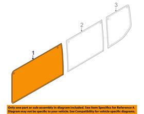 Ford Oem Bk3z6129711ah 15-23 Transit-150 Side Panel Glass-front Glass