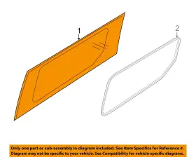 Dt1z6129726b Ford Oem 14-23 Transit Connect Glass Hardware-door Dt1z6129726b Ford Oem 14-23 Transit Connect Glass Hardware-door