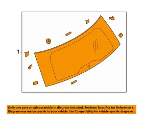Jb5z7842006b Ford Oem 11-19 Explorer Lift Gate Glass-lift Glass Jb5z7842006b Ford Oem 11-19 Explorer Lift Gate Glass-lift Glass
