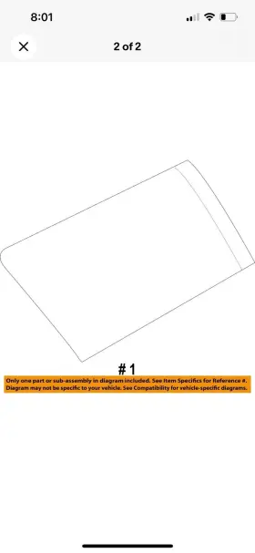 Jl7z7829700b Ford Oem 18-23 Navigator Quarter Panel Glass-quarter Glass