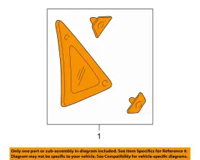 Ys4z5429711ba Ford Oem 00-07 Focus Quarter Panel Glass-qtr Glass Ys4z5429711ba Ford Oem 00-07 Focus Quarter Panel Glass-qtr Glass