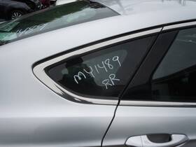 Ford Qwn-6053a 2013-2020 Fusion Rear Quarter Window Glass Passenger Right Oem Chrome Trim