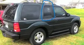 284-05977r Ford Truck 2003 Explorer Passenger Right Front Quarter Glass 2 Door Sport Side Window 284-05977r Ford Truck 2003 Explorer Passenger Right Front Quarter Glass 2 Door Sport Side Window