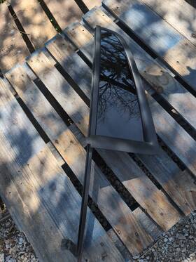 Ford Trucks F75b-7825829 1997 98 Expedition Driver Left Rear Vent Window Back Door Glass With Frame