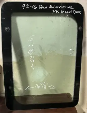 Db9520gtn Fuyao 92-16 Ford Econoline Van Passenger Side Rear Back Glass Stationary