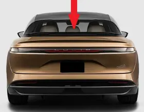 Db13793gty Fyg Fits Lucid Air 2022-2024 4 Door Sedan Rear Back Glass Heated Window Replacement