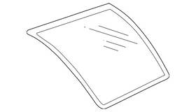 Gm 15182312 Genuine Quarter Glass