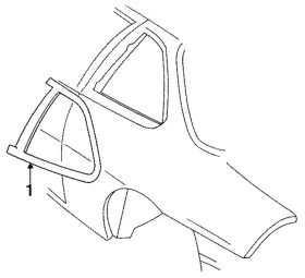 16618092 Gm Genuine Quarter Glass 16618092 Gm Genuine Quarter Glass
