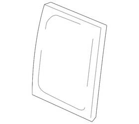 Gm 20906515 Genuine Body Side Front Left Window Glass