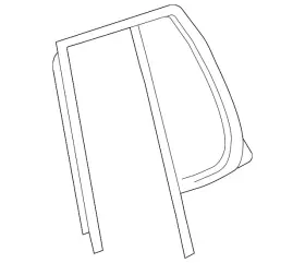 25949488 Gm Genuine Passenger Side Rear Door Stationary Window 25949488 Gm Genuine Passenger Side Rear Door Stationary Window