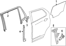 26343506 Gm Genuine Door Glass 26343506 Gm Genuine Door Glass
