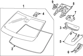 26410580 Gm Genuine Windshield 26410580 Gm Genuine Windshield