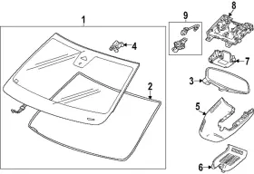 26527619 Gm Genuine Windshield