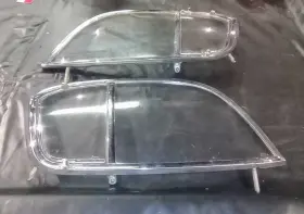 4157784 Gm Oem Pair 1954 Corvette Roadster Side Curtains. Very Good Condition 4157784 Gm Oem Pair 1954 Corvette Roadster Side Curtains. Very Good Condition