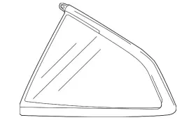 84547507 Gm Genuine Body Passenger Side Window 84547507 Gm Genuine Body Passenger Side Window