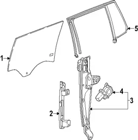 84822744 Gm Genuine Movable Glass 84822744 Gm Genuine Movable Glass