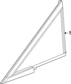 86558852 Gm Genuine Fixed Glass