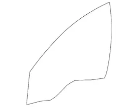 92247729 Gm Genuine Driver Side Front Door Window 92247729 Gm Genuine Driver Side Front Door Window
