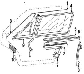 Gm 94106853 Genuine Glass