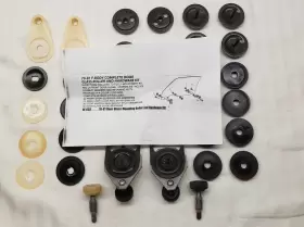 W-033 Gm Factory/oem Complete Lh And Rh Side Door Glass Roller Hardware Fits 1970-81 Camaro Or Firebird