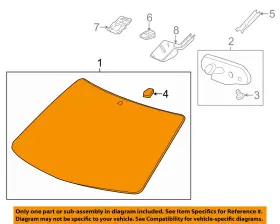 23420152 Gm Oem 14-17 Enclave Windshield Glass-windshield 23420152 Gm Oem 14-17 Enclave Windshield Glass-windshield