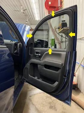 12192gt Gm Trucks 14-19 Chevy Silverado 1500 Passenger Right Front Door Glass Window Only