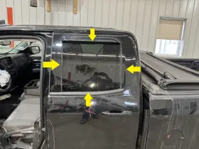 22839371 Gm Trucks 14-19 Gmc Sierra 1500 Driver Left Rear Side Door Glass Window Only