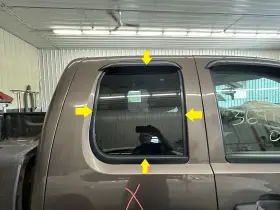 Dq11174yp Gm Trucks 07-13 Chevy Silverado 2500 Ext Passenger Right Rear Side Door Glass Window Only