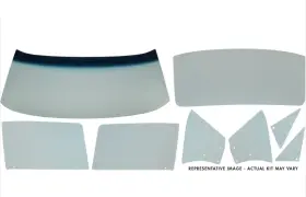 Gs07-68s Golden Star 1968-1972 Chevy Pickup Glass Kit Large Back Clear Gs07-68s Golden Star 1968-1972 Chevy Pickup Glass Kit Large Back Clear