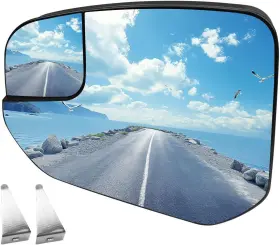 Dt1z17k707h Guziko Heated Mirror Glass With Holder And Blind Replace Driver Side