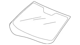 73111-tla-a12 Honda Genuine Windshield Glass