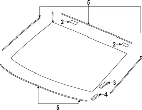 73211-30a-k01 Honda Genuine Back Glass 73211-30a-k01 Honda Genuine Back Glass