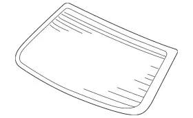 73211-sdr-a31 Honda Genuine Glass Set Rear Windshield 73211-sdr-a31 Honda Genuine Glass Set Rear Windshield