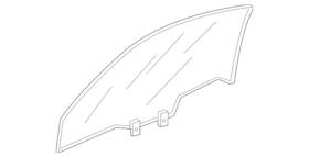 Honda 73300-sva-a00 Genuine Door Glass